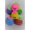 Schnooridoo 6 Colourful Squishy Faces 6 cm with Wool Hair