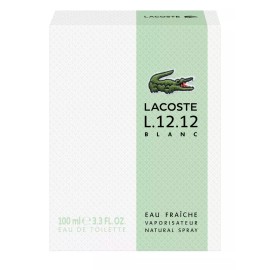 LACOSTE Men's L.12.12 Blanc Eau Fraîche Eau de Toilette Spray 100Ml NIB SEALED