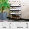 Gonfoam 4-Tier Expandable Shoe Rack,Adjustabl