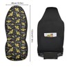 YINGQIGUAN 2 PCS Golden Bee Car Seat Covers Honey Bee