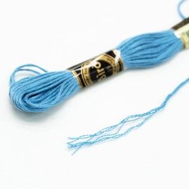 SZXMDKH Blue Embroidery Threads,Embroidery Threads Blue Cross Stitch Thread Blue (14 Skeins Per Pack)