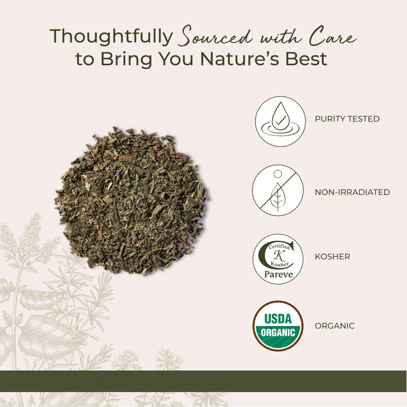 Starwest Botanicals Organic Dried Comfrey Leaf - Natural Herb for