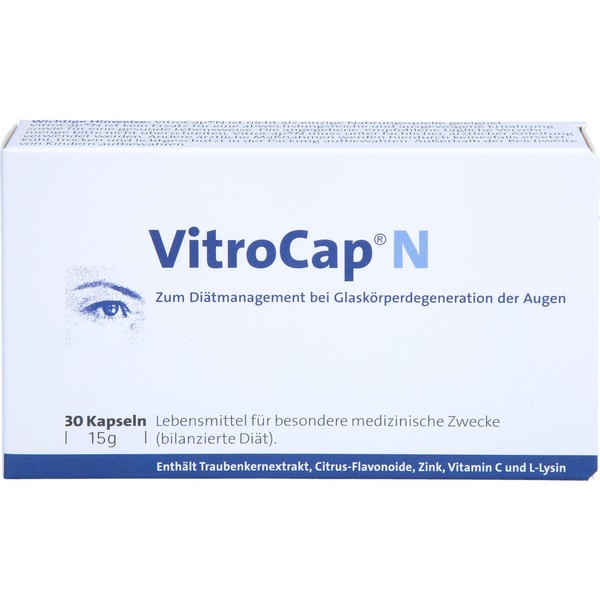 VitroCap N Kapseln bei Glaskörperdegeneration der Augen, 30 pcs. Capsules