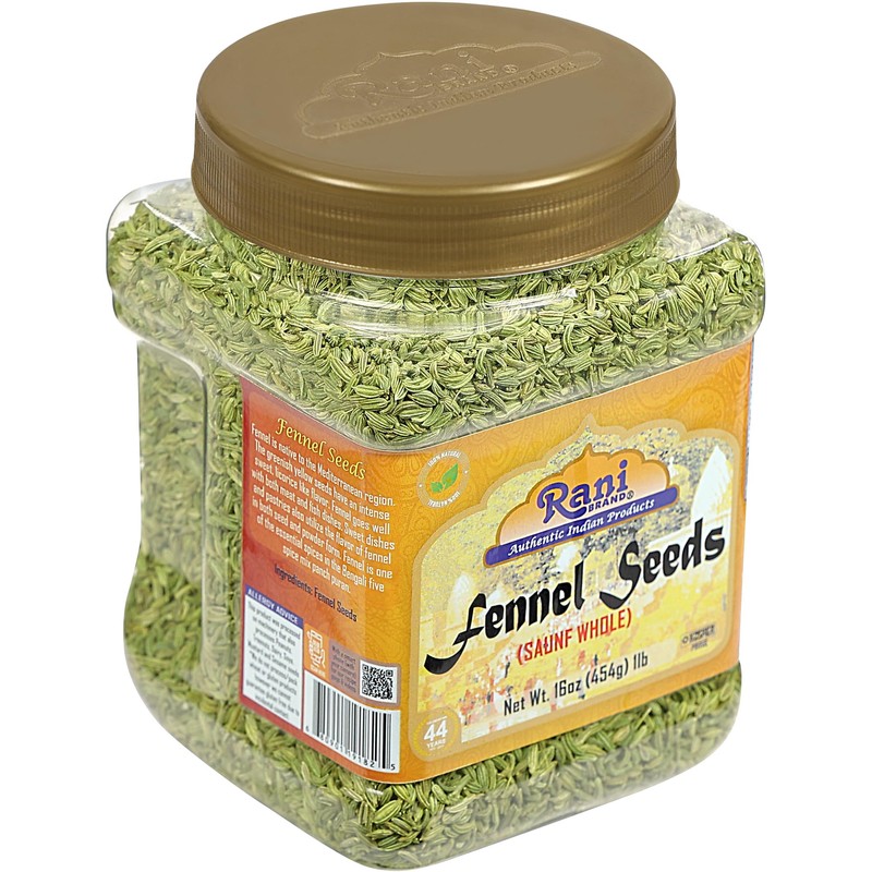 Rani Fennel Seeds (Saunf Sabut) Whole Spice 16oz (1lb) 454g