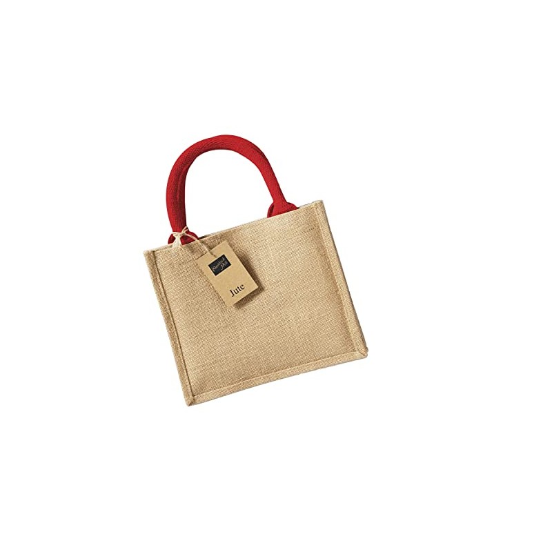 Westford Mill Jute Bag / Mini Gift Bag, 6 Litre