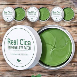 Use Pretty Eye Patch to improve wrinkles around the eyes, care for the eye area, 4 Real Cica Hydrogel Eye Patches, 60 pieces / 프레티 아이 패치 사용 눈가 주름 개선 눈가 관리 리얼 시카 하이드로겔 아이패치 4개 60개입