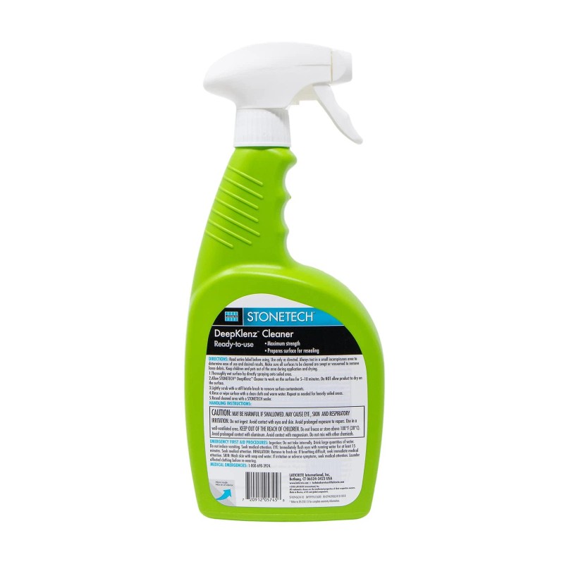 Stonetech Deepklenz Cleaner 24Oz Maximum Strength Stone And Grout Cleaner