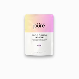 püre | Myo Inositol & D-Chiro Inositol mezcla ideal 40:1-6 gramos por porción, suplemento alimenticio en polvo para 60 días.