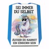 Unicorn with Sunglasses Parking Disc Be A Unicorn for Fun