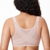 DELIMIRA Women's Posture Correction Bra with Front Closure Bra Large