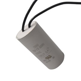 COCAPCO 250VAC 20uF 20MFD CBB60 Motor Run Capacitor 2 Wires 20 Uf MFD 250 VAC 250V AC 25/85/21 32x66mm UL Listed