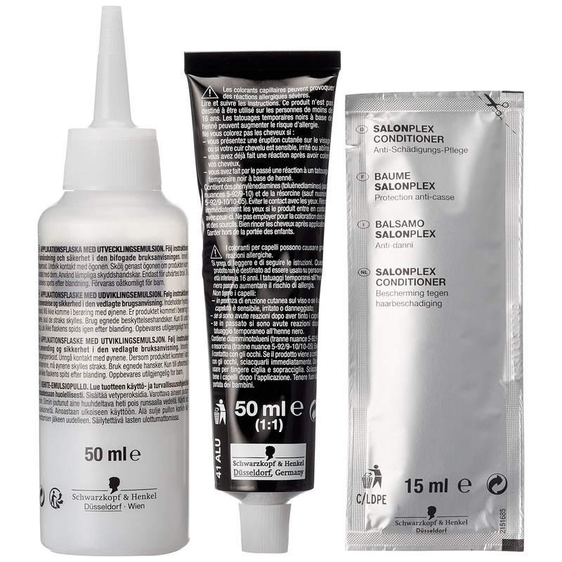Syoss Oleo Intense Hair Colour 10-50 Light Ash Blonde Pack