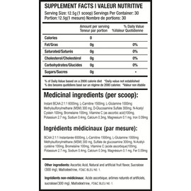 Predator Labs - Endless BCAA 6g - boisson de récupération musculaire aux électrolytes avec des acides aminés, Enzymes digestives, Purificateur pour le foie, antioxydants, L-Carnitine, L-Glutamine , Complexe pour la santé des articulations, Renforcie le s