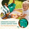 ROBUD Outdoor Mud Kitchen Set for Kids, Wooden Pretend Play