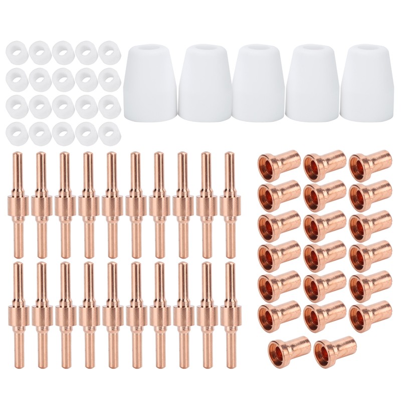 65Pcs PT‑31 Plasma Cutting Consumables Fit for CUT‑40 Plasma Cutting