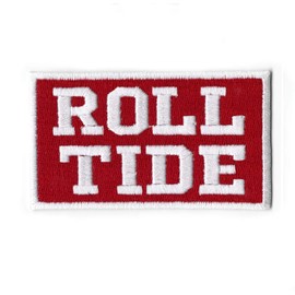 Roll Tide Patch Alabama Team Jersey Embroidered Iron On