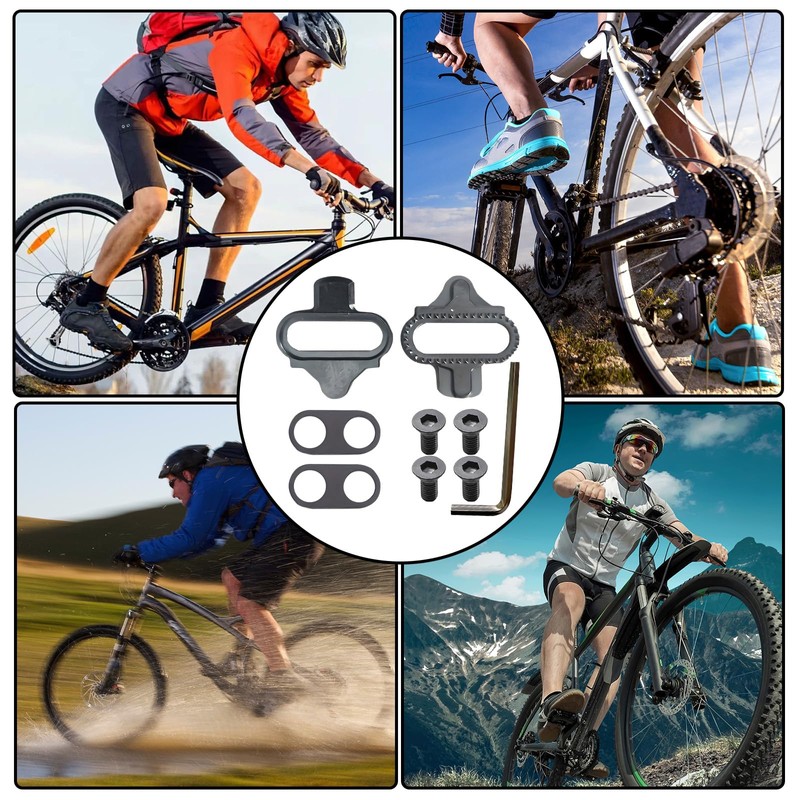 COWANIEE Cleats for Cycling Shoes for Shimano Spd, Durable Anti-Slip