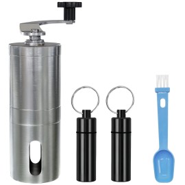 Muyudadi Home Goods Pill Crusher Adjustable Grinder Stainless Steel Pill Grinder - Lar