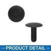 A ABSOPRO Plastic Rivets 5 mm Plastic Black (Set of
