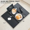 LOVYANXUE Bamboo Sofa Arm Tray Armrest Table with 360° Rotating