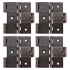 sourcing map Double Acting Hinges Folding Screen, 4Pcs 2.99" Double