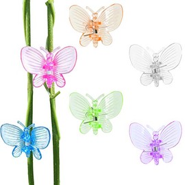 BEADNOVA Butterfly Orchid Support Clips - 30 Pack in Mixed Colors