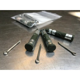 -LOT of 3- HMMWV M998 Troop Seat Carrier Hinge Pin AND Cotter Pin 7370134