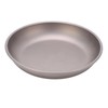 Pure Titanium Saucer Dishes Outdoor Tableware Camping Hiking Plates Cutlery
