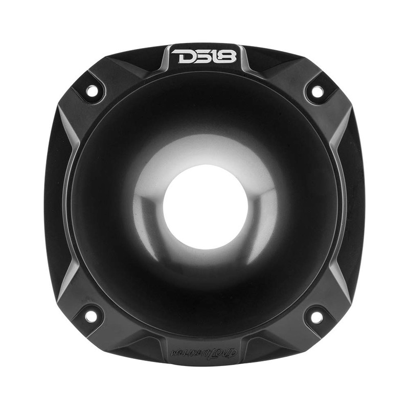 DS18 PRO-HP102/BK 2" Throat ABS Plastic Horn - Bolt On,