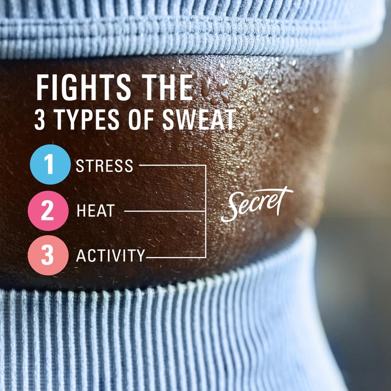 Secret Clinical Strength 100HR Sweat & Odor, Invisible Solid Antiperspirant