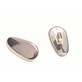 Titanium Eyeglass Nose Pads Metal Frames Glasses Nose Piece Push Slide in Sunglass Nose Pads Glasses Repair Kits (14mm)