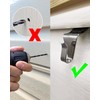NACETURE Vinyl Siding Hooks (30 Pack) | Heavy Duty Patio
