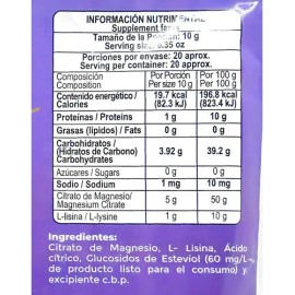 Citrato De Magnesio Natural 200 G Herbolaria Saludable                                                                                                