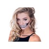 Tattoocrew 4 x Halloween Tattoos Skull Sticker for Face