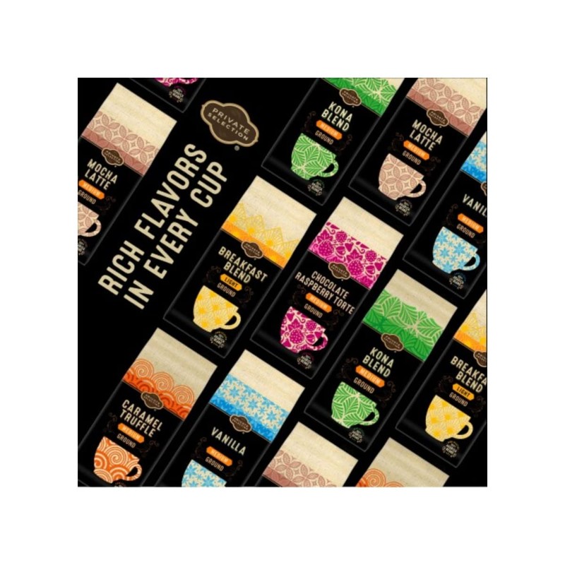 Private Selection Kona Blend Coffee Individual Serving Pods K-Cup