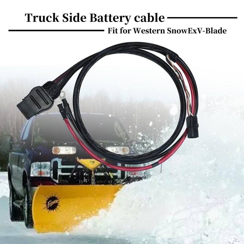 Lucklick 42014 42015 Truck & Plow Side Battery Cable Set