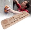 Keenso Wooden Rock Climbing Hangboard, Wooden Hangboard Climbing Board Fingerboard