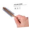 Outanaya 1Pc Wooden Cylinder Hair Styling Comb Durable Personal Hairdressing