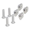 Surfing Accessories Stainless Steel Fin Screw and Plate for Surf