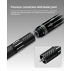 KONLLEN Threaded Carbon Fiber Pool Cue Extension with 3 Bumpers