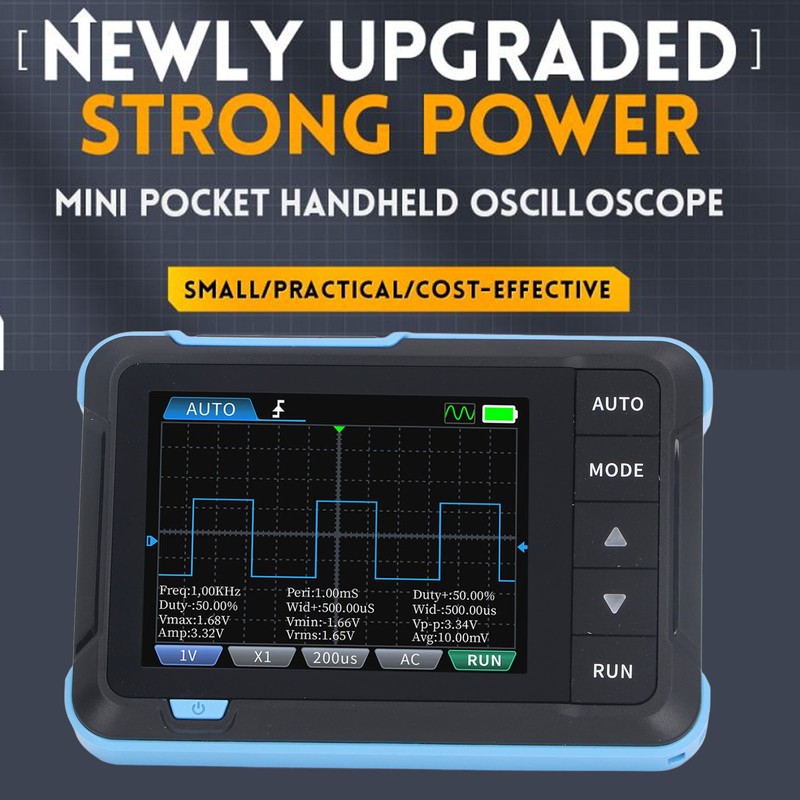 Handheld Digital Oscilloscope 2.8 Inch TFT 5.0MS/s High Sampling Rate