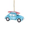Clementine Designs Beach Buggy Beetle with Surfboard Ceiling Fan Pull or Light Pull Chain
