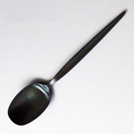 Lucky Wood Spoon Meteora Satin Black Color Dessert Spoon 0-12602-090