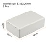 sourcing map Dustproof Junction Box 92 x 58 x 32