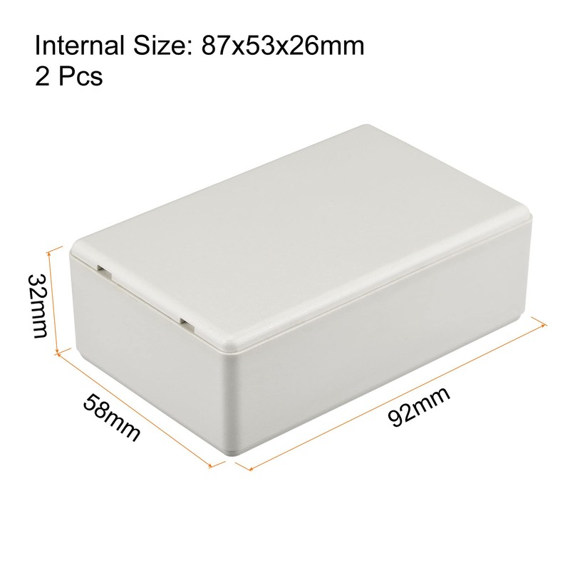 sourcing map Dustproof Junction Box 92 x 58 x 32