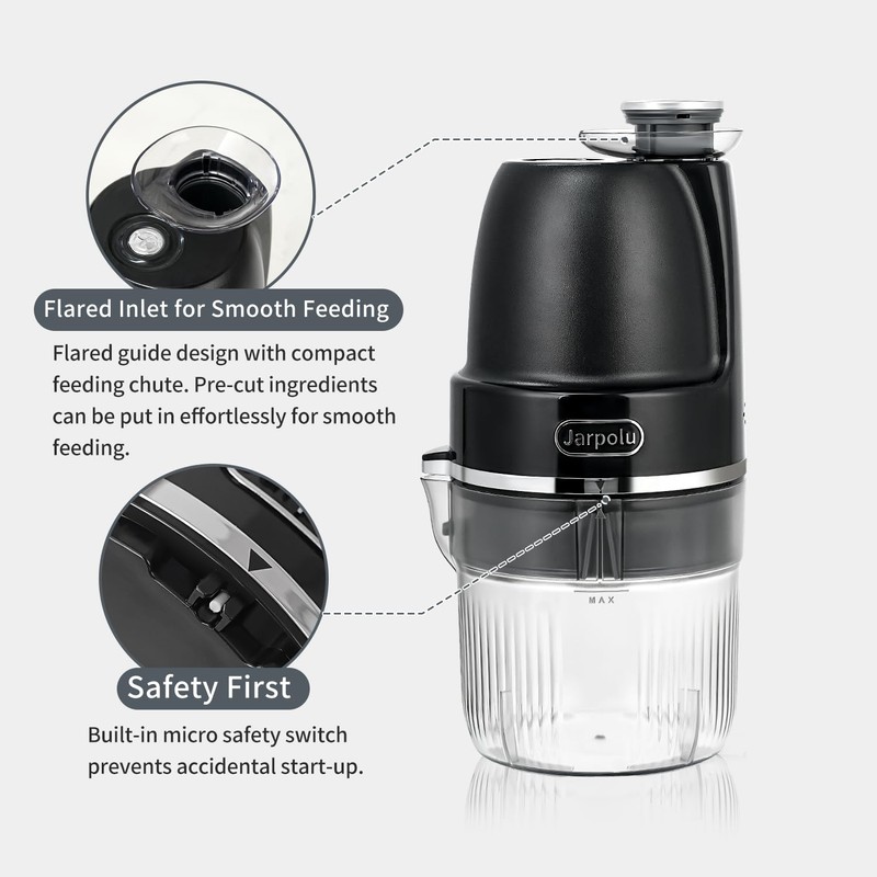 4-Discs Electric Grater, Potato Masher for Creamy Puree, 200W