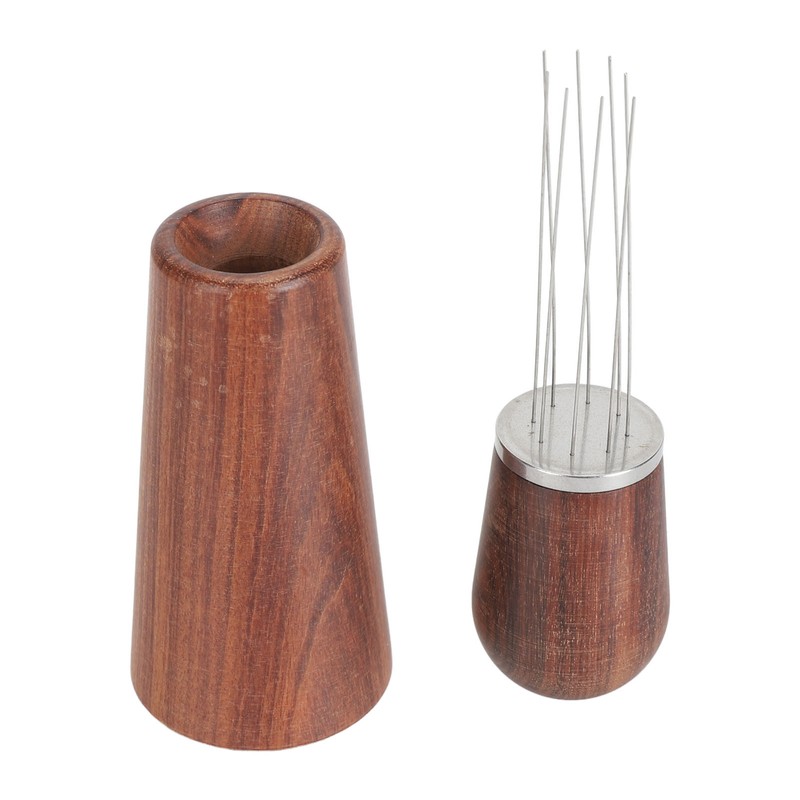 Coffee Stirrer Distribution Tool Stainless Steel Wood Handle Coffee Stirrer