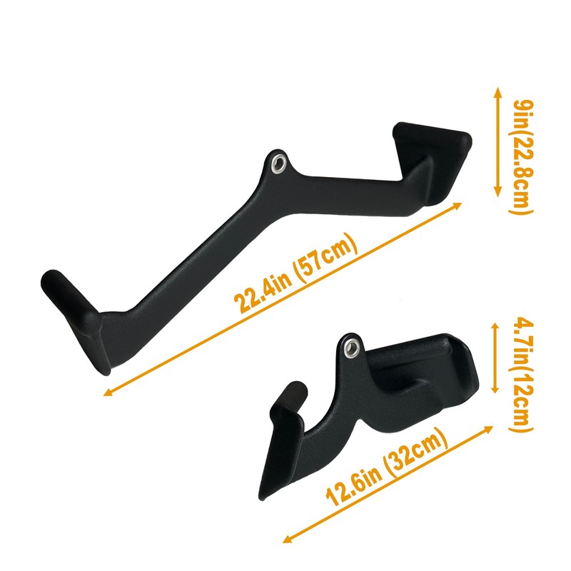 Generic Ergonomic LAT Pull Down Bars, Back and Triceps Strength