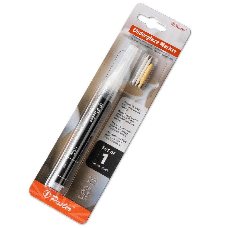 Pasler Underglaze pen, Underglaze Marker, Soft Tip Design Great for