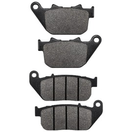 ZICOO Front & Rear Brake Pads for Harley Davidson Sportster 1200 XL1200C XL1200L XL1200N XL1200V XL1200X, Sportster 883 XL883 XL883C XL883L XL883N